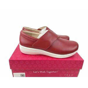 *New TRAQ by Alegria Qin-645 Red Slip On Comfort Shoe Womens Size 38 Red Butter